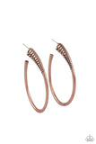 Fully Loaded - Copper Hoop Earring