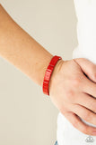 Material Movement - Red Bracelet