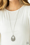 High Society Stargazing - Silver Necklace