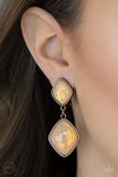 Double Dipping Diamonds - Copper Clip-on Earring