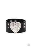 Flauntable Flirt - Black Bracelet