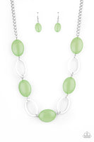 Beachside Boardwalk - Green Necklace