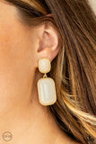 Meet Me At The Plaza - Gold Clip-on Earring