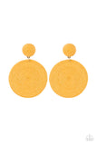 Circulate The Room - Yellow Post Earring