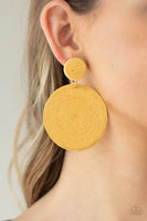 Circulate The Room - Yellow Post Earring