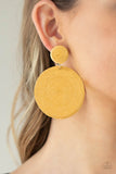 Circulate The Room - Yellow Post Earring