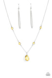 Romantic Rendezvous - Yellow Necklace