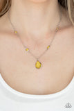 Romantic Rendezvous - Yellow Necklace