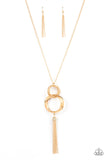 Orbiting Splendor - Gold Necklace