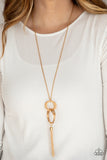 Orbiting Splendor - Gold Necklace