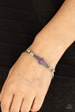 Stone Scrolls - Purple Bracelet