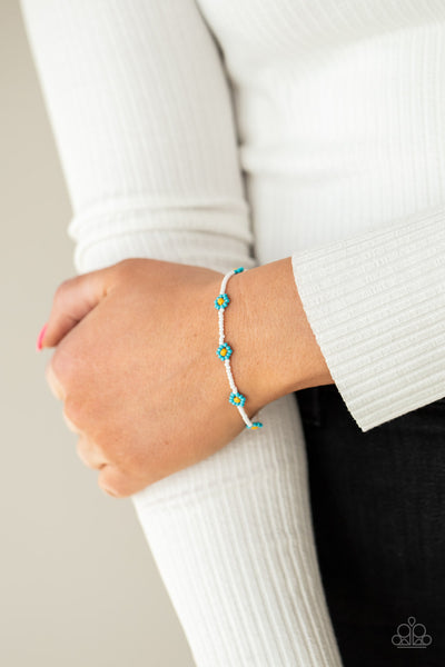 Camp Flower Power - Blue Bracelet