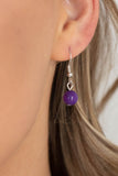 Tranquil Talisman - Purple Necklace