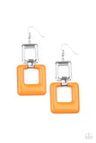 Twice As Nice - Orange Earring