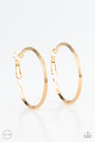 City Classic - Gold Clip-on Earring