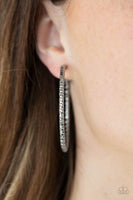 Subtly Sassy - Silver Clip-on Earring