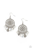 Garden Dreamcatcher - White Earring