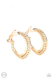 Moon Child Charisma - Gold Clip-on Earring