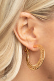 Moon Child Charisma - Gold Clip-on Earring