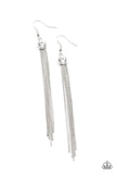 Always In Motion - White Earring
