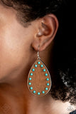 Rustic Refuge - Blue Earring