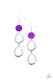 Surfside Shimmer - Purple Earring