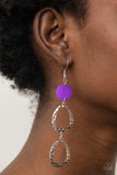 Surfside Shimmer - Purple Earring
