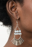 A FLARE For Fierceness - White Earring