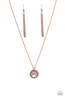 Think PAW-sitive - Copper Necklace