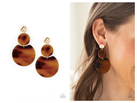 Miami Mariner - Brown Post Earring