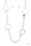 Sea Glass Wanderer - Green Necklace