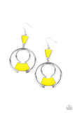 Deco Dancing - Yellow Earring