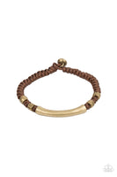 Grounded in Grit - Brown Bracelet