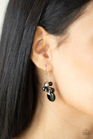 Whimsically Musical - Black Earring