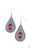 Metro Masquerade - Pink Earring