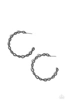 Haute Helix - Black Hoop Earring