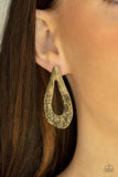 Industrial Antiquity - Brass Post Earring