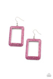 World FRAME-ous - Pink Earring