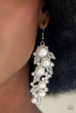 The Party Has Arrived - White Earring