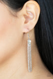 Drop-Dead Dainty - White Earring