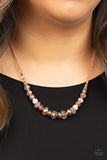 Turn Up The Tea Lights - Copper Necklace