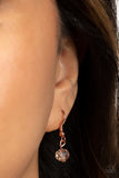 Turn Up The Tea Lights - Copper Necklace