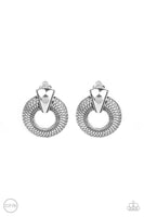 Industrial Innovator - Silver Clip-on Earring