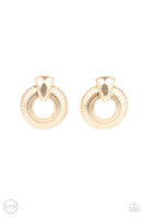 Industrial Innovator - Gold Clip-on Earring