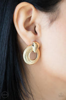 Industrial Innovator - Gold Clip-on Earring