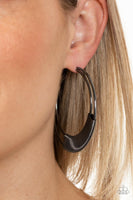 Artisan Attitude - Black Hoop Earring