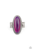 Oval Oasis - Purple Ring