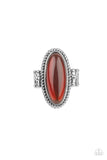 Oval Oasis - Brown Ring