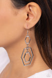 Geometric Maven - Black Earring