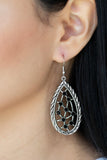 Industrial Incandescence - Black Earring